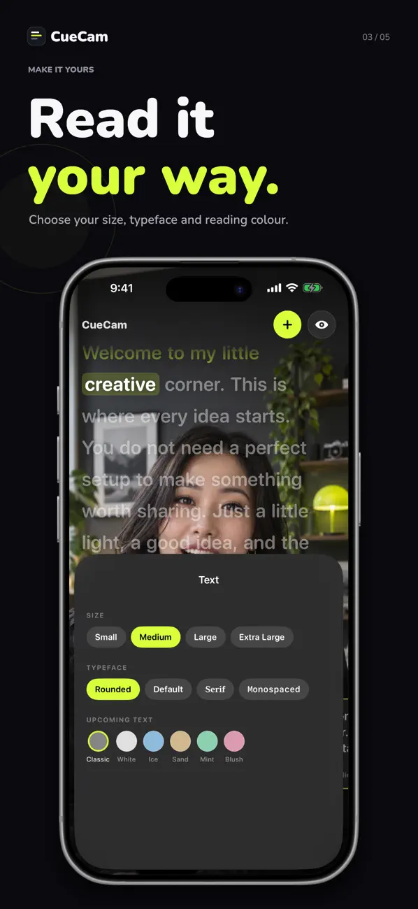 CueCam App Store artwork 2