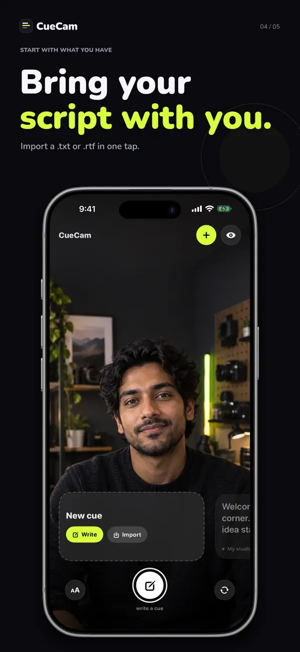 CueCam App Store artwork 3