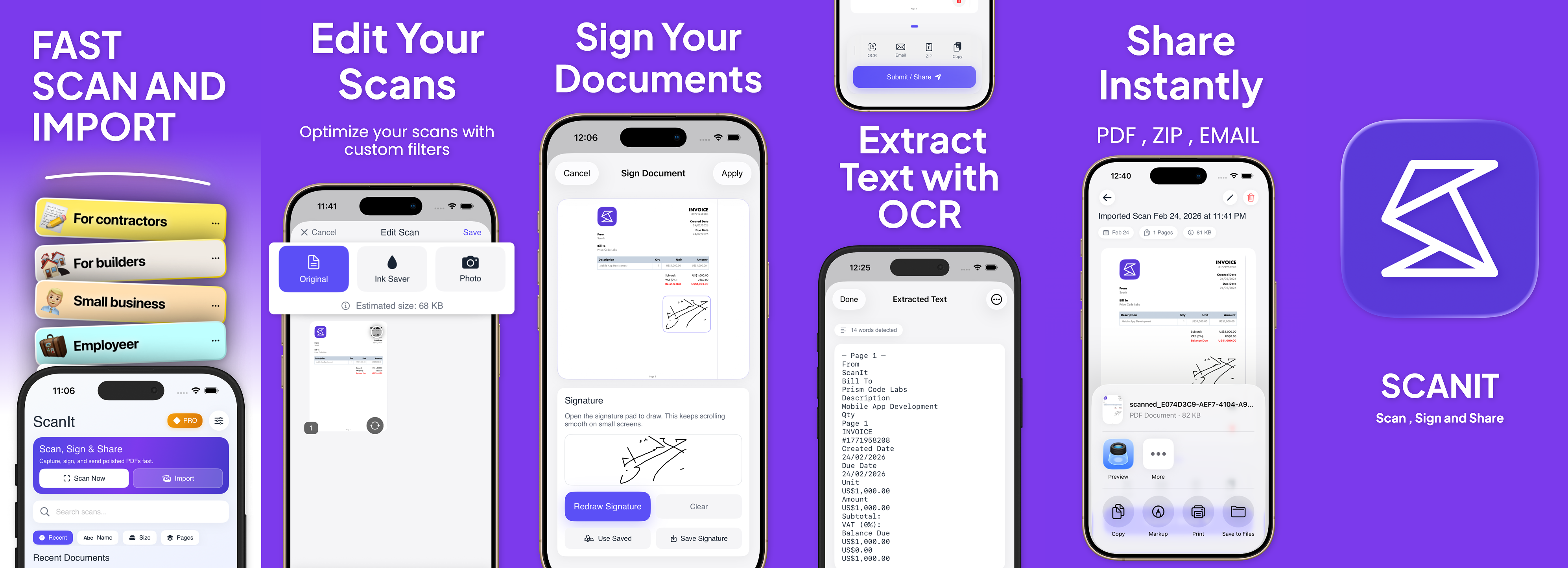 Scanit App Store presentation — first panel