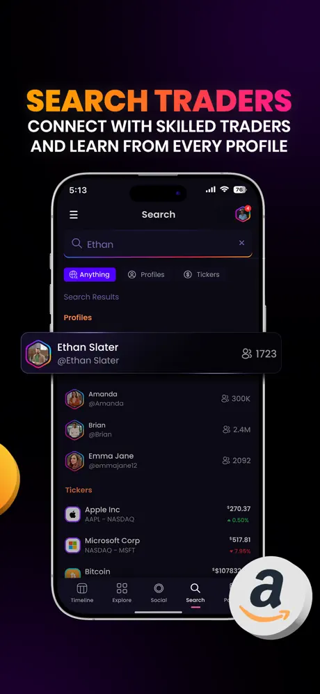 Traderware / Traderverse — Search across people and markets.